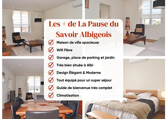 La Pause Du Savoir Albigeois - Garage - Climatisation - Centre 別荘 *