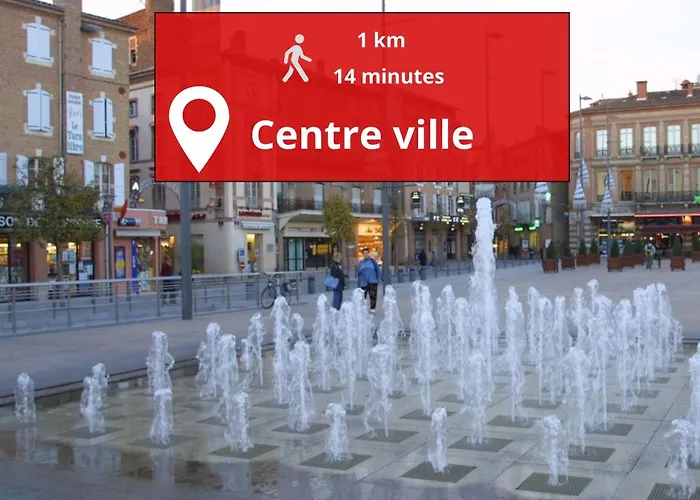 Casa de Férias La Pause Du Savoir Albigeois - Garage - Climatisation - Centre *